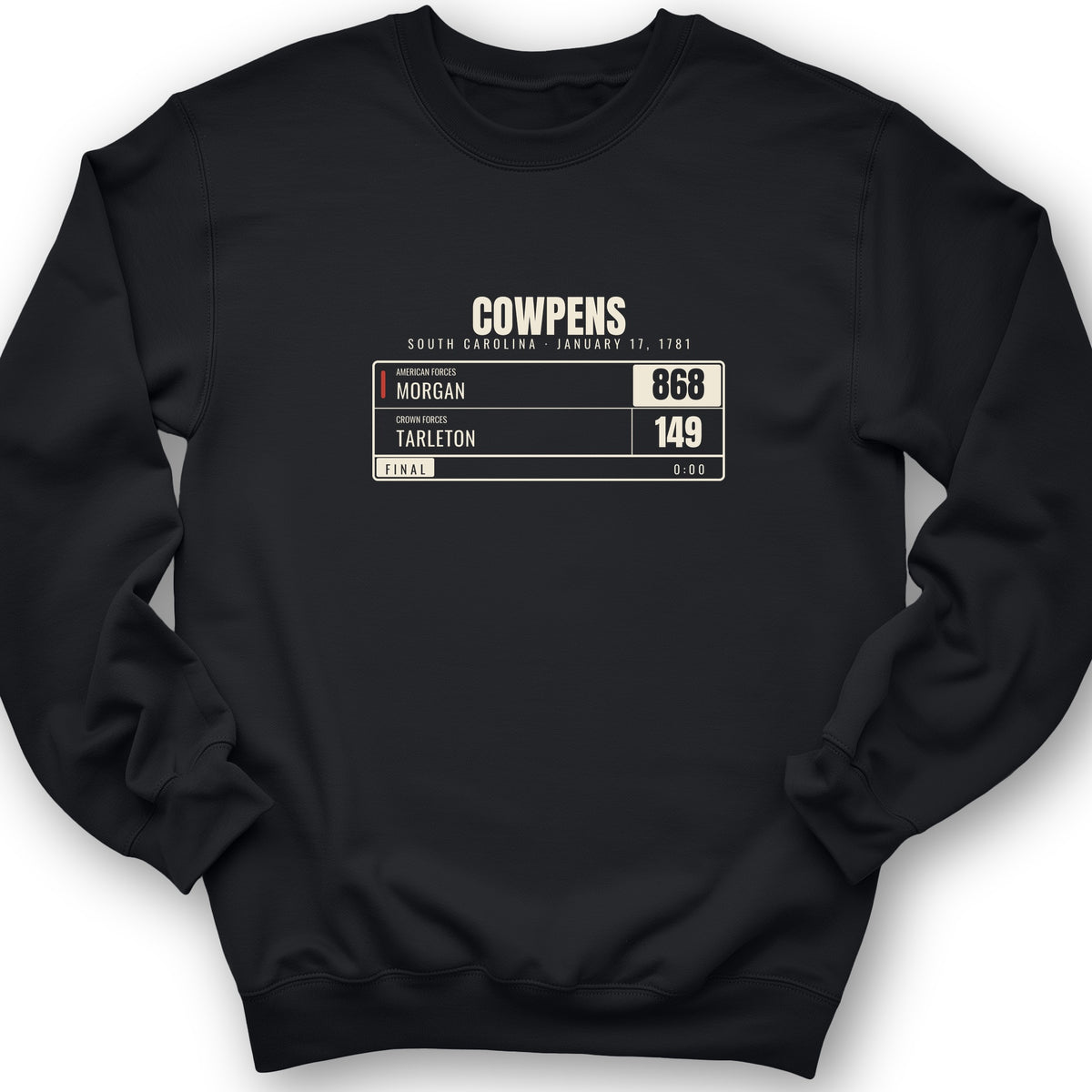 Cowpens Scoreboard Crewneck