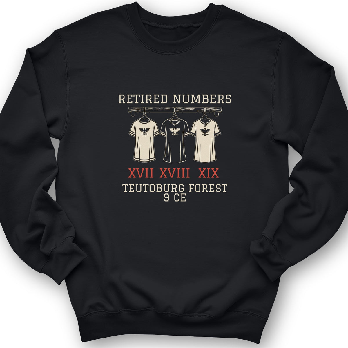 Teutoburg Retired Numbers Crewneck