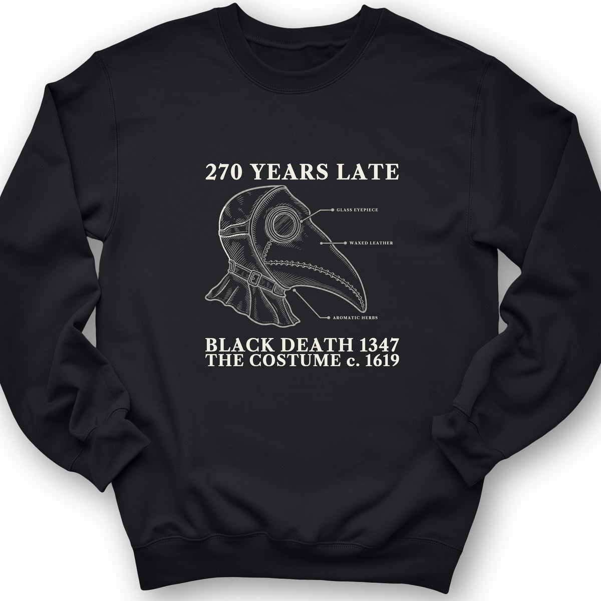 The Mask Is 270 Years Late Crewneck