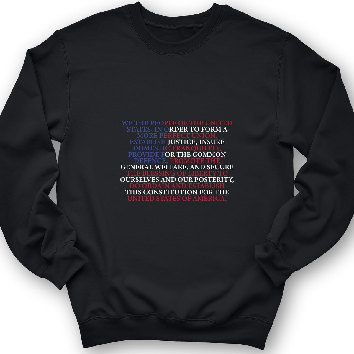 We The People Flag Crewneck