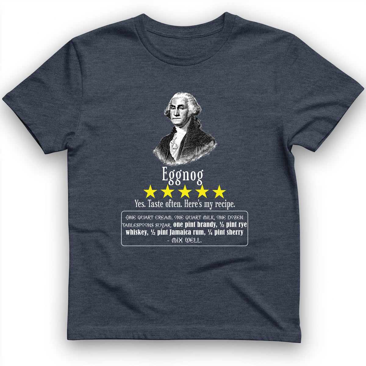 Eggnog George Washington T-Shirt