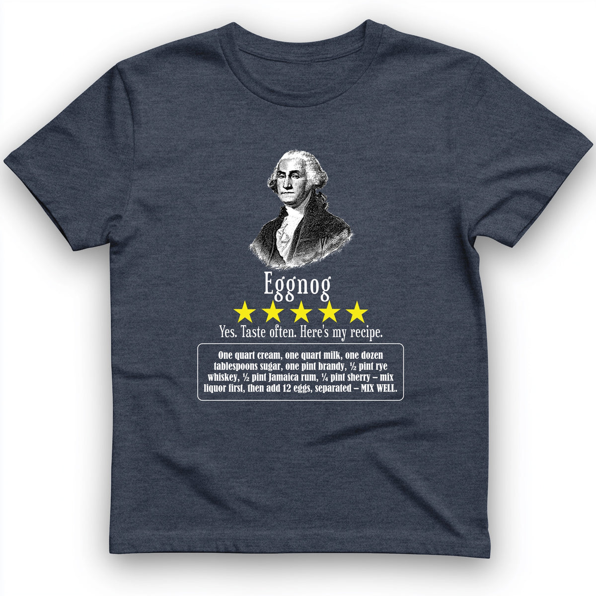 Eggnog George Washington T-Shirt