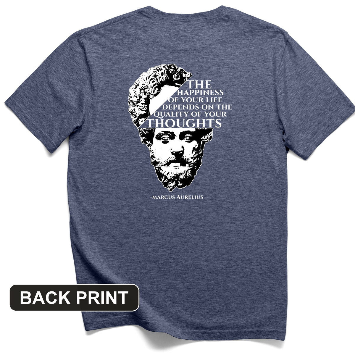 Marcus Aurelius Back Print T-Shirt