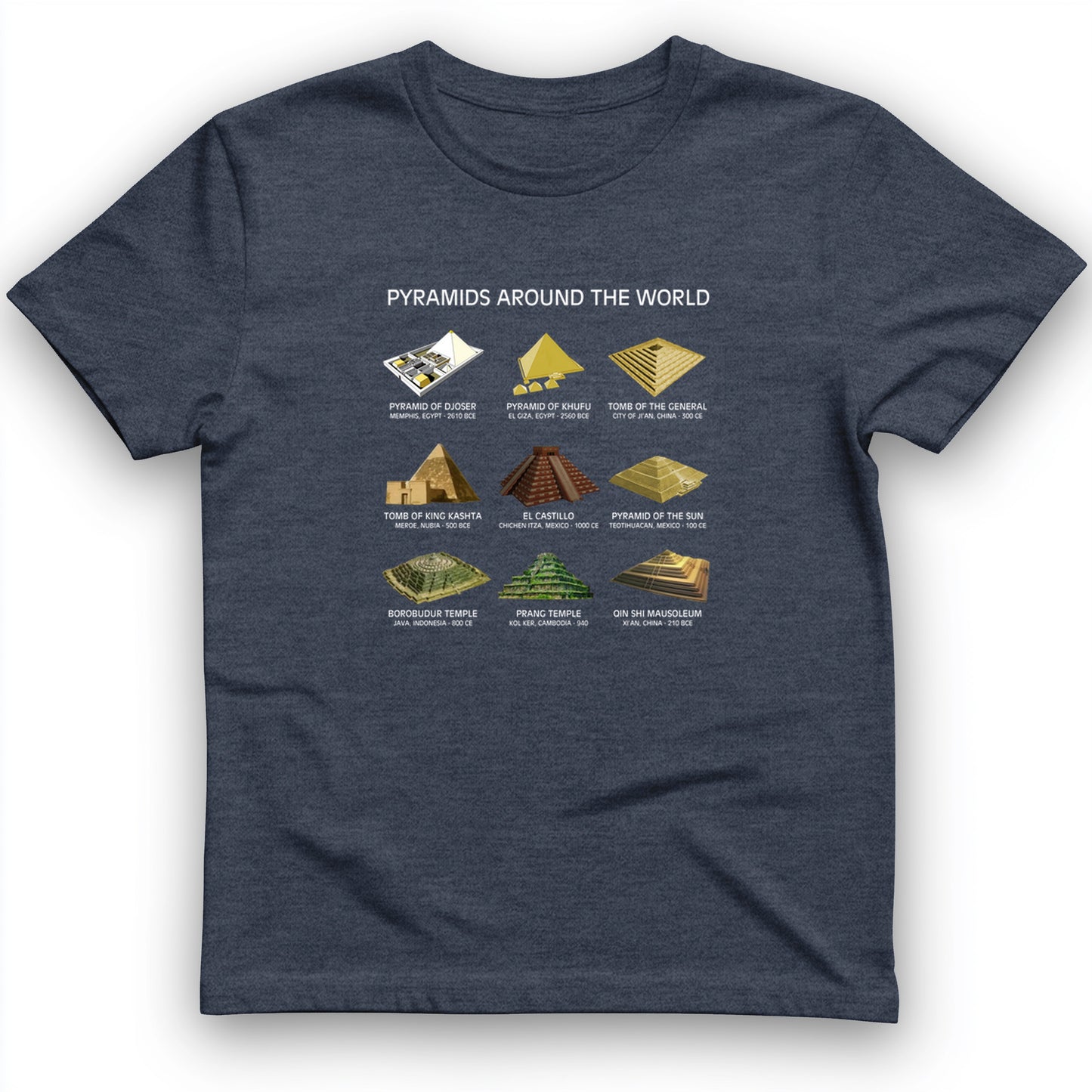 Pyramids of The World T-Shirt