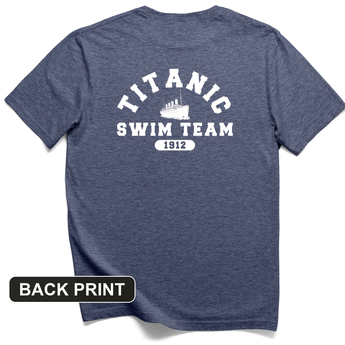 Titanic Swim Team Back Print T-Shirt