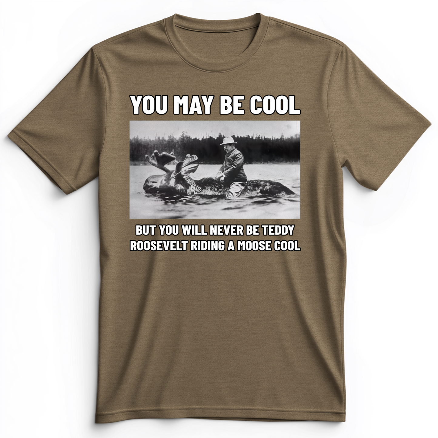 Teddy Riding Moose Premium Tee