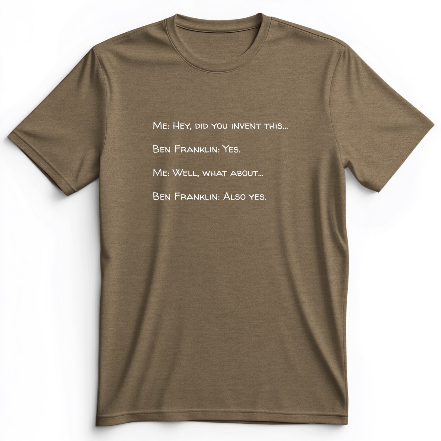 Ben Franklin Inventor Premium Tee