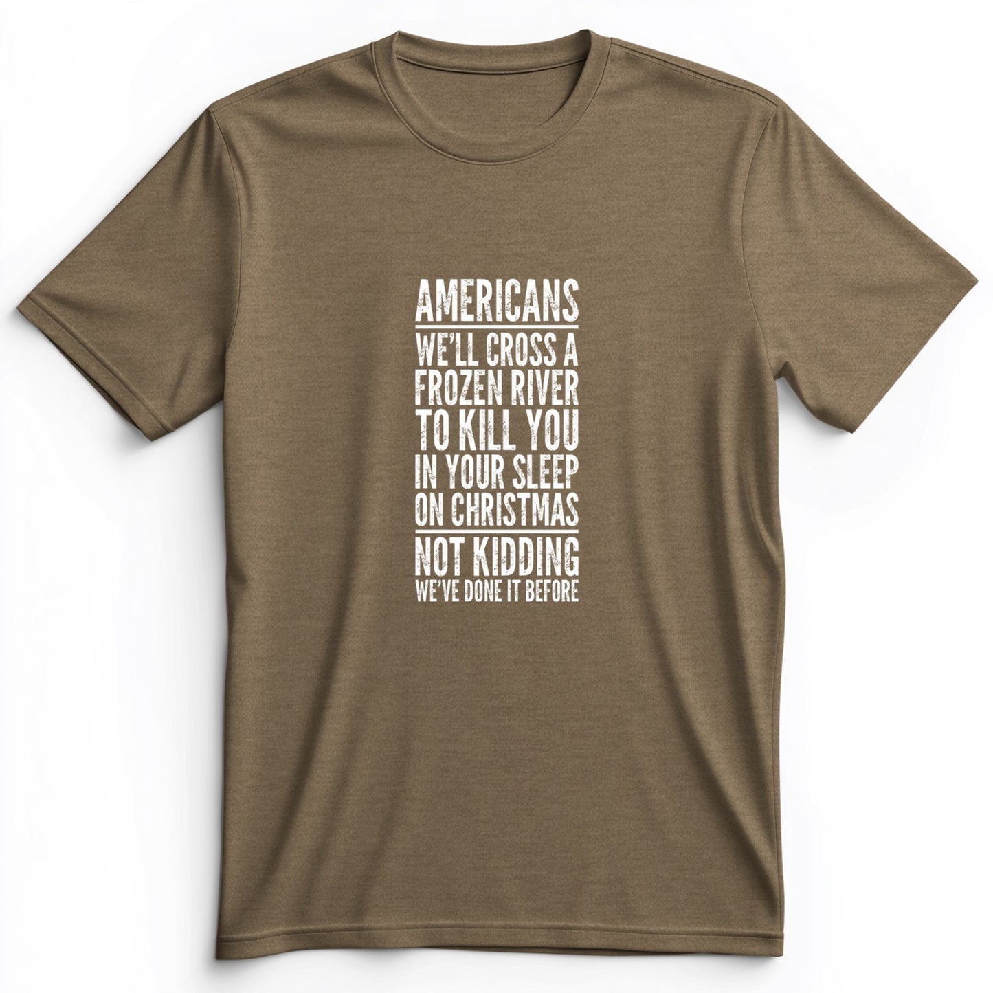 Cross A River On Xmas Premium Tee