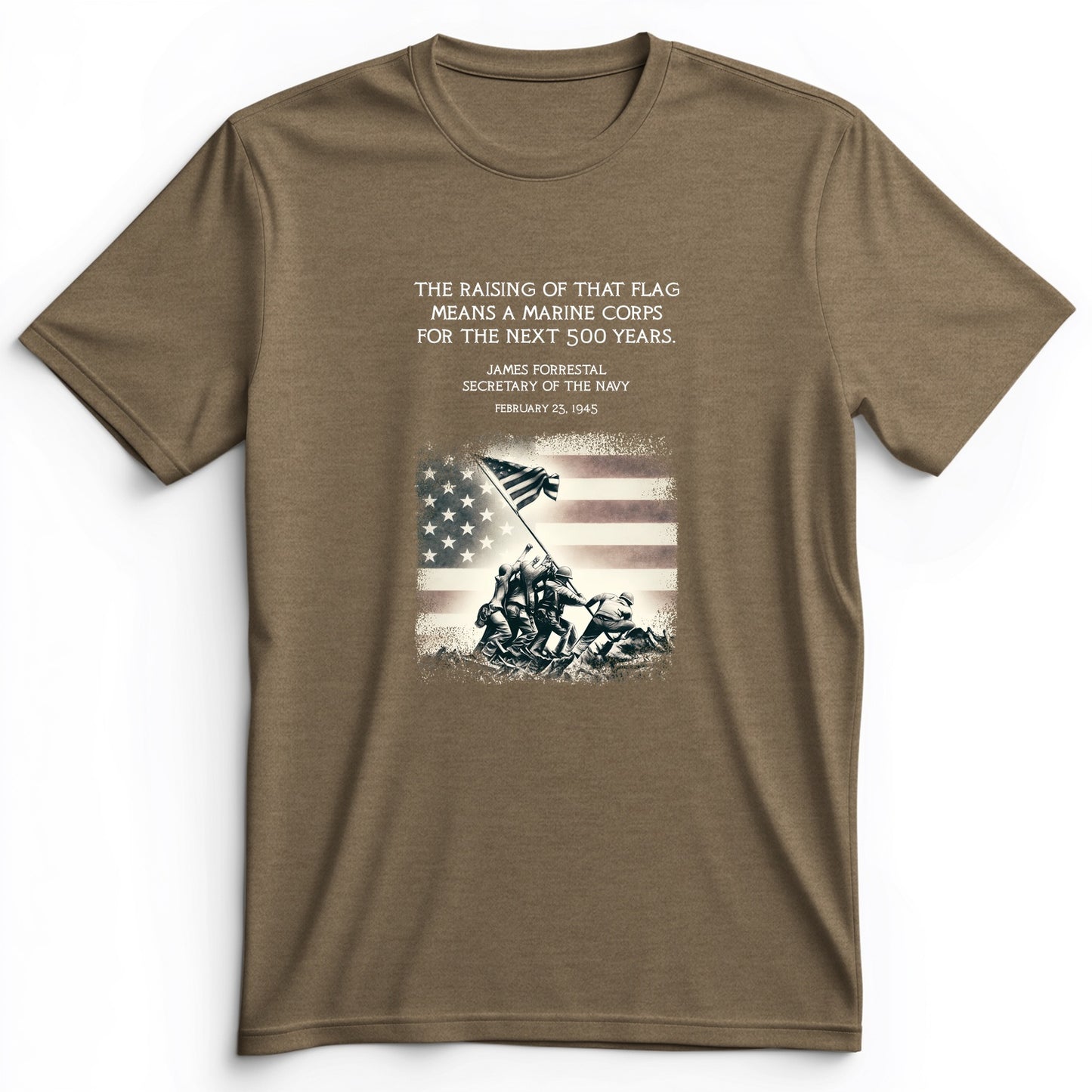 Iwo Jima Flag Premium Tee