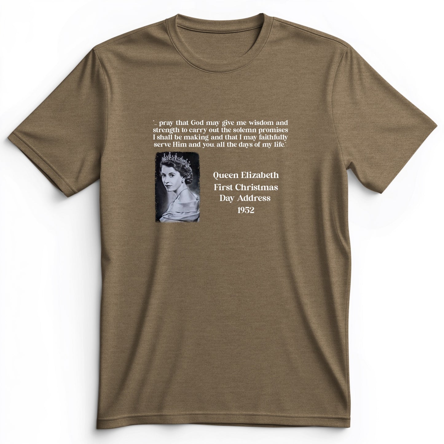 Queen Elizabeth II Xmas Address Premium Tee