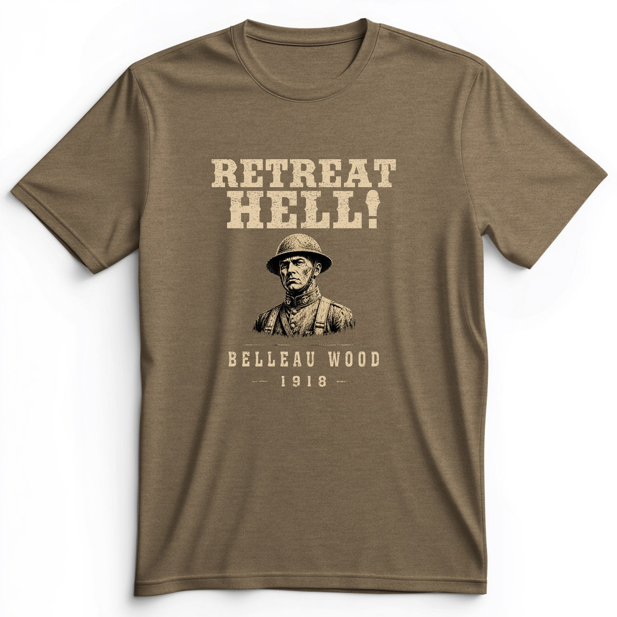 Retreat Hell Bust Premium Tee