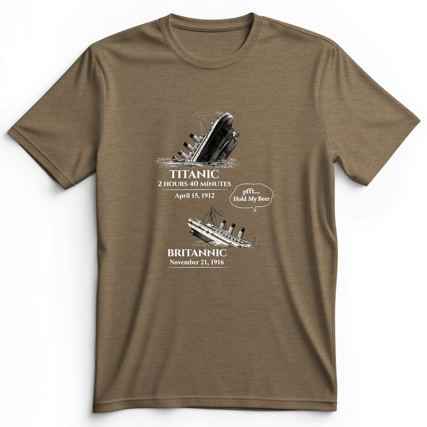 Titanic and Britannic Premium Tee