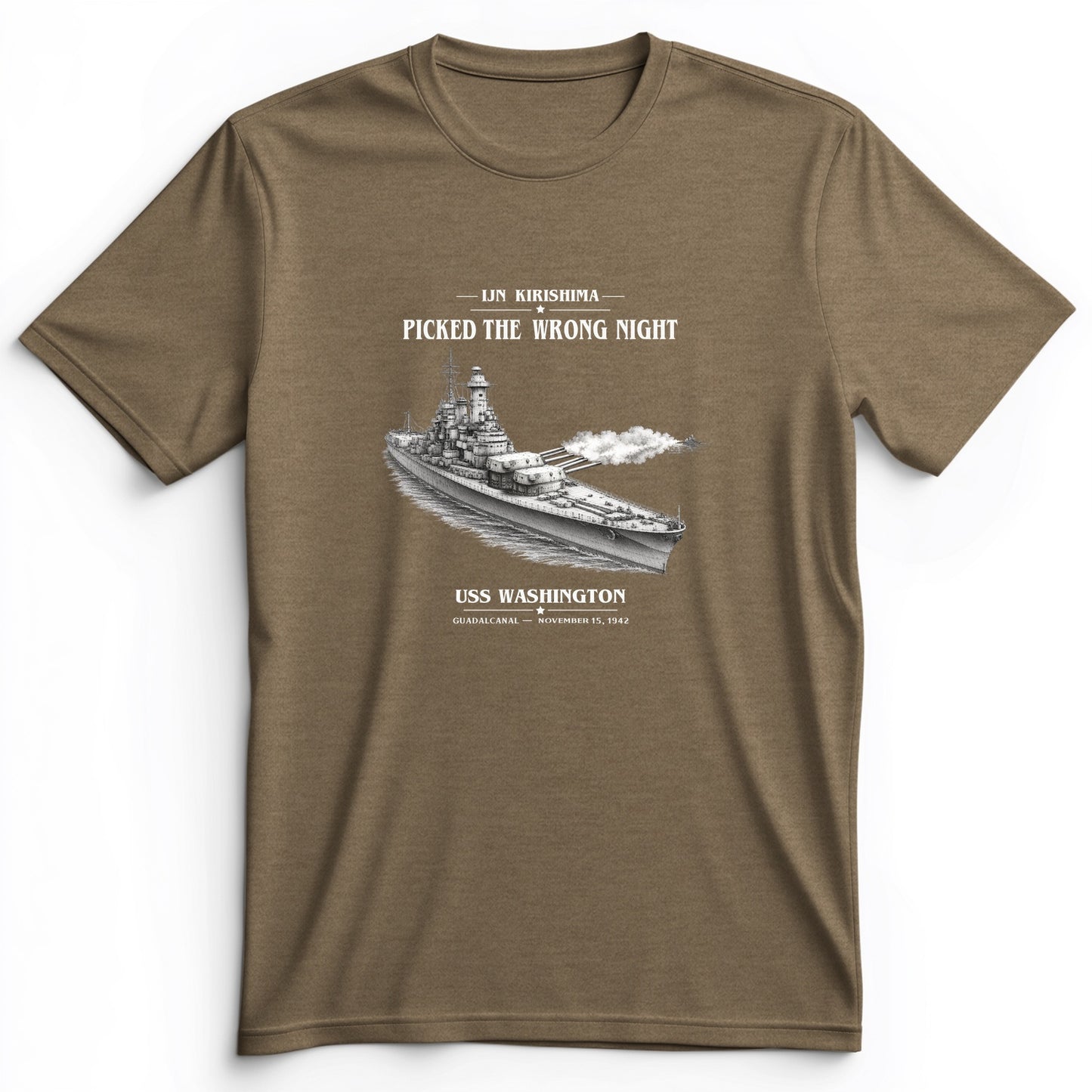 USS Washington at Guadalcanal Premium Tee