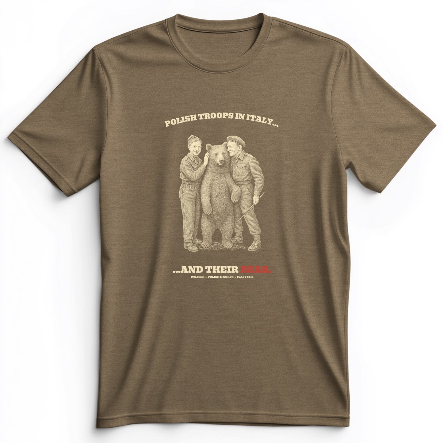 Wojtek Polish Troops Italy Premium Tee