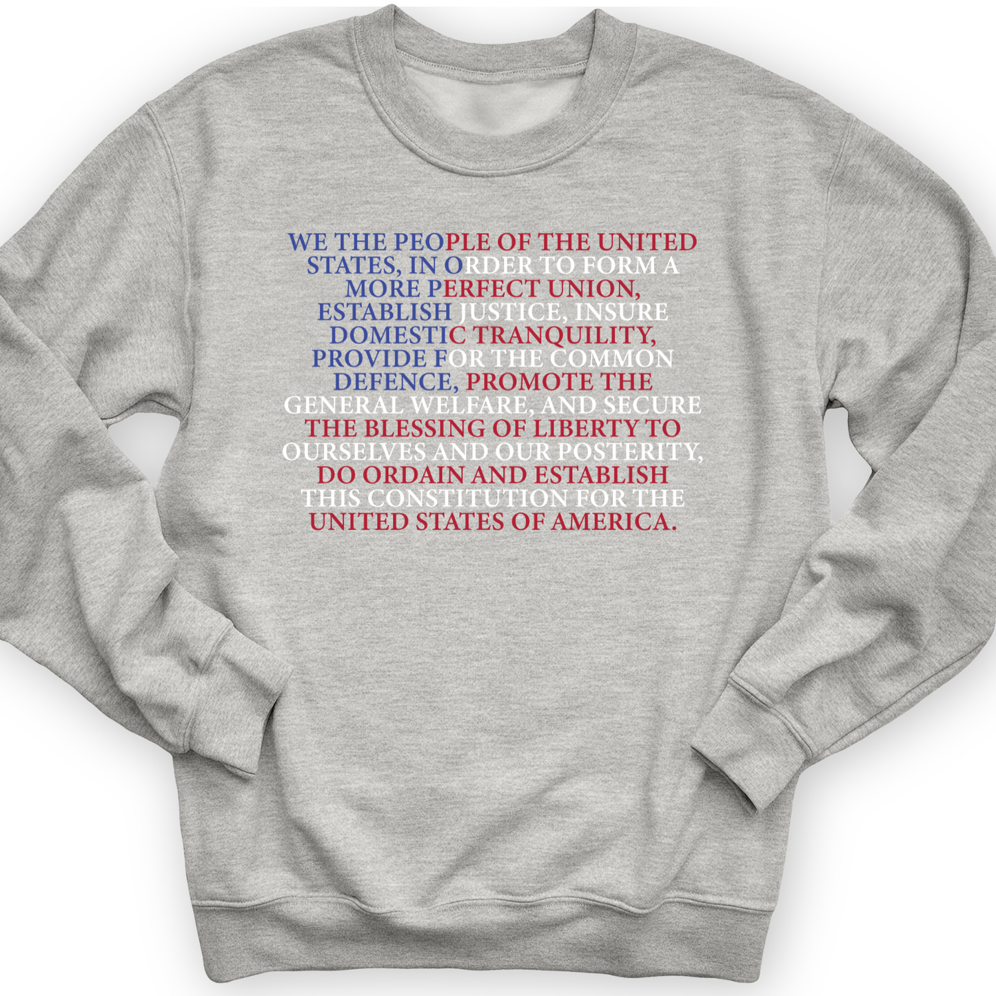 We The People Flag Crewneck