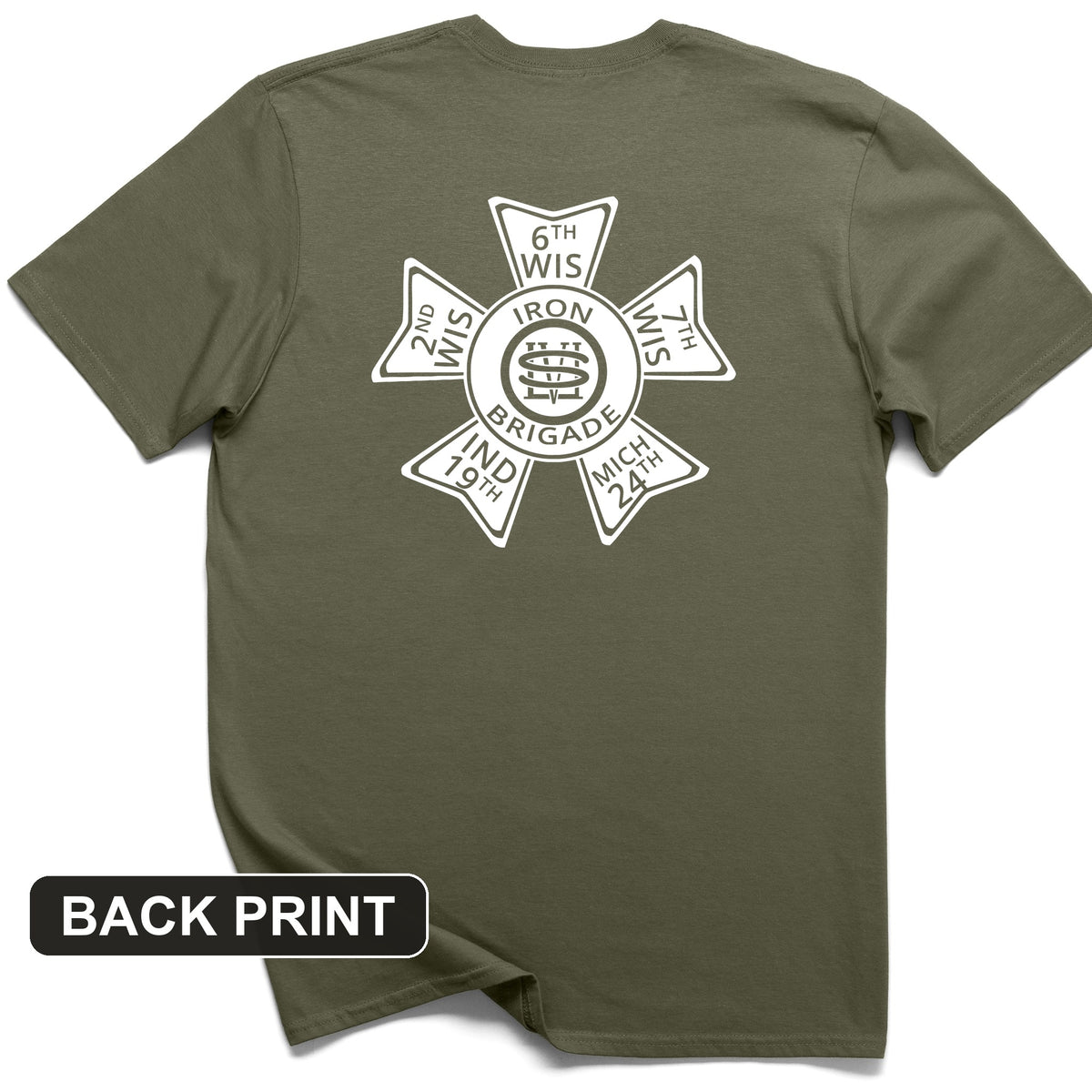 Iron Brigade Back Print T-Shirt
