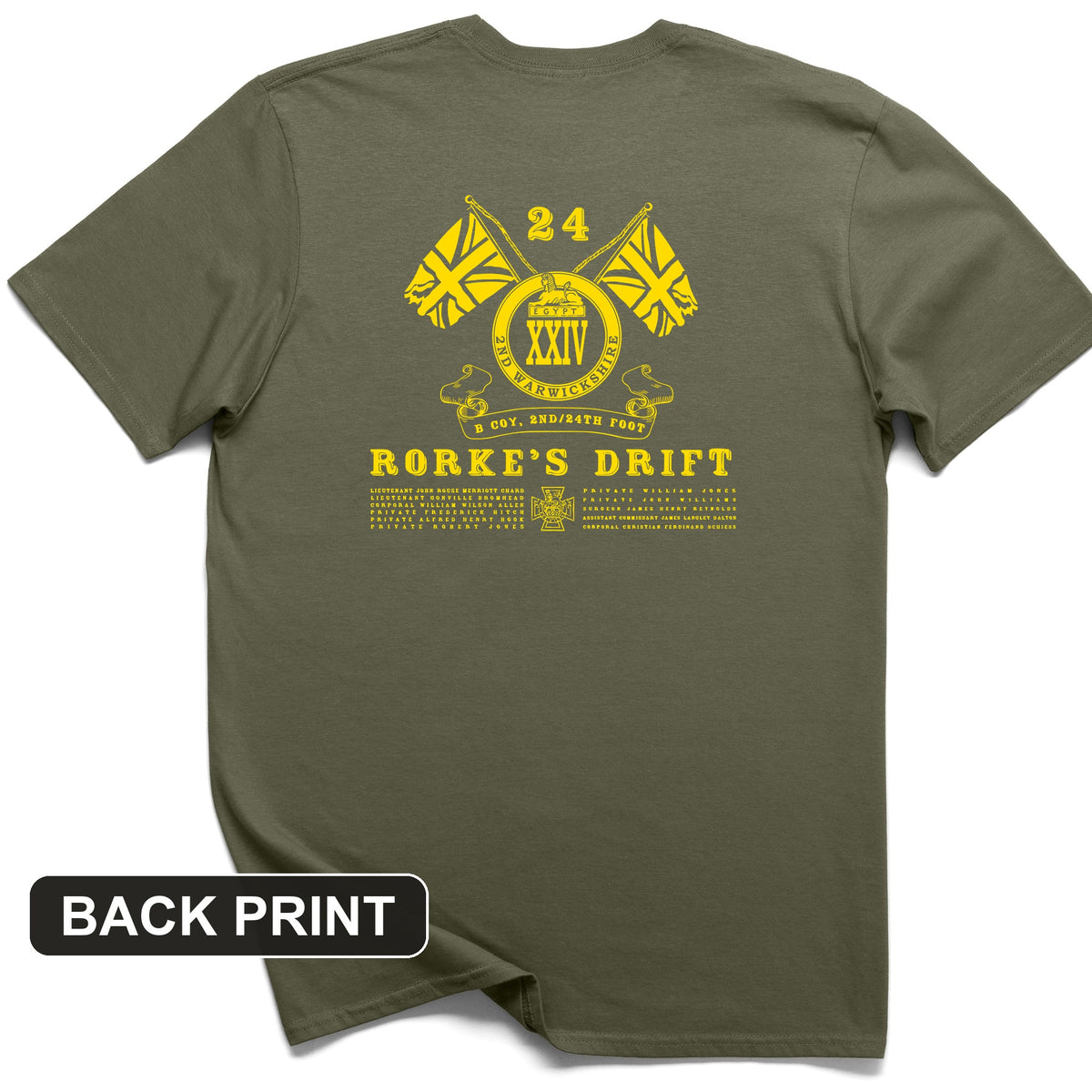 Rorke's Drift Back Print T-Shirt