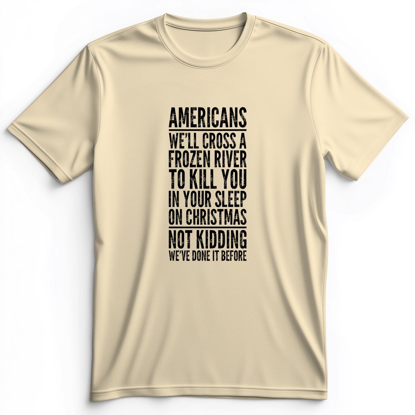 Cross A River On Xmas Premium Tee