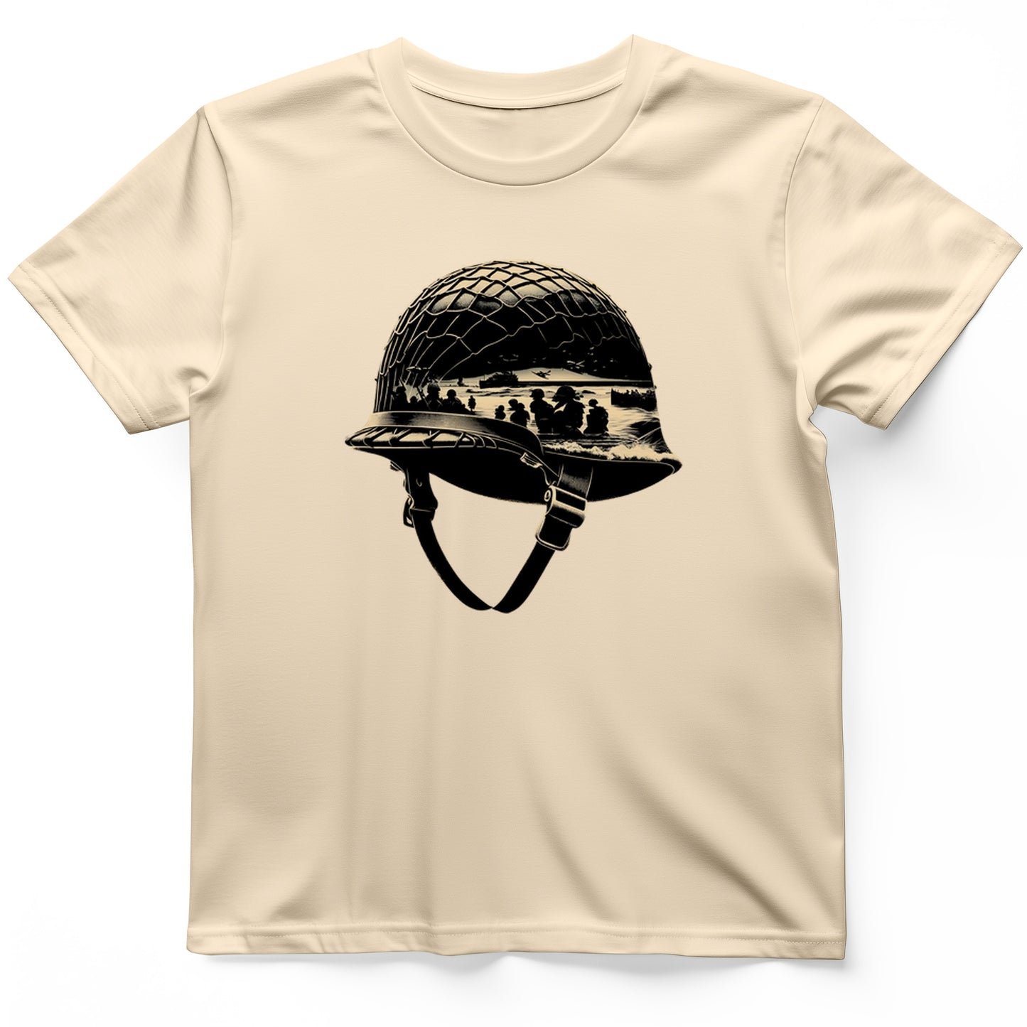 D-Day Helmet T-Shirt
