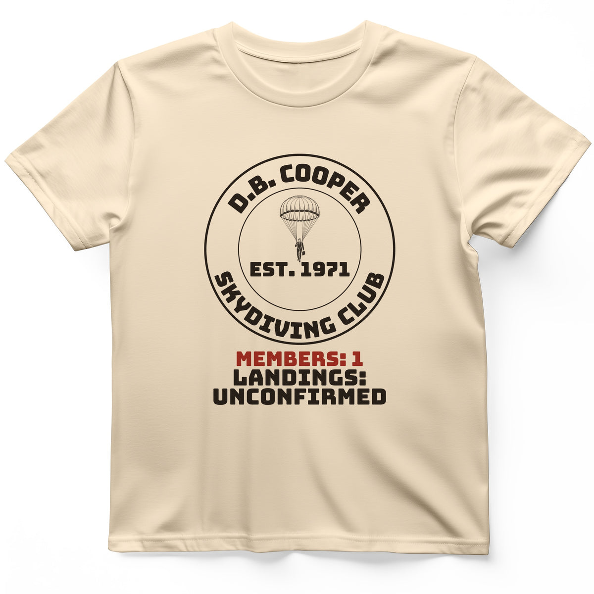 DB Cooper Skydiving Club T-Shirt