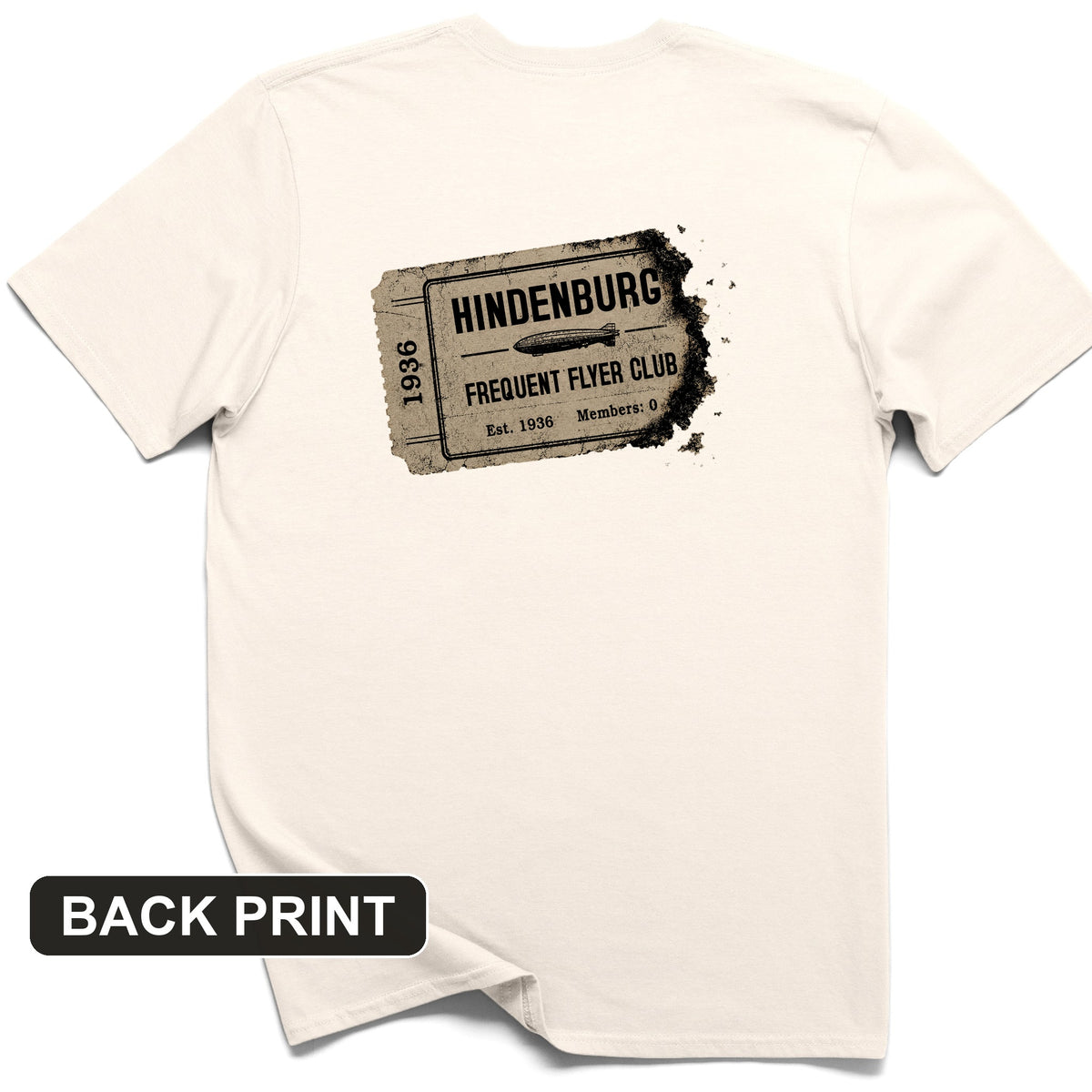 Hindenburg Back Print T-Shirt