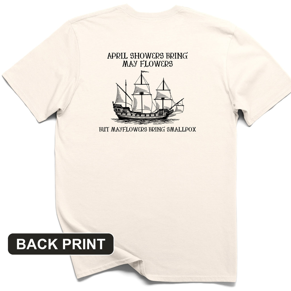 Mayflower Back Print T-Shirt