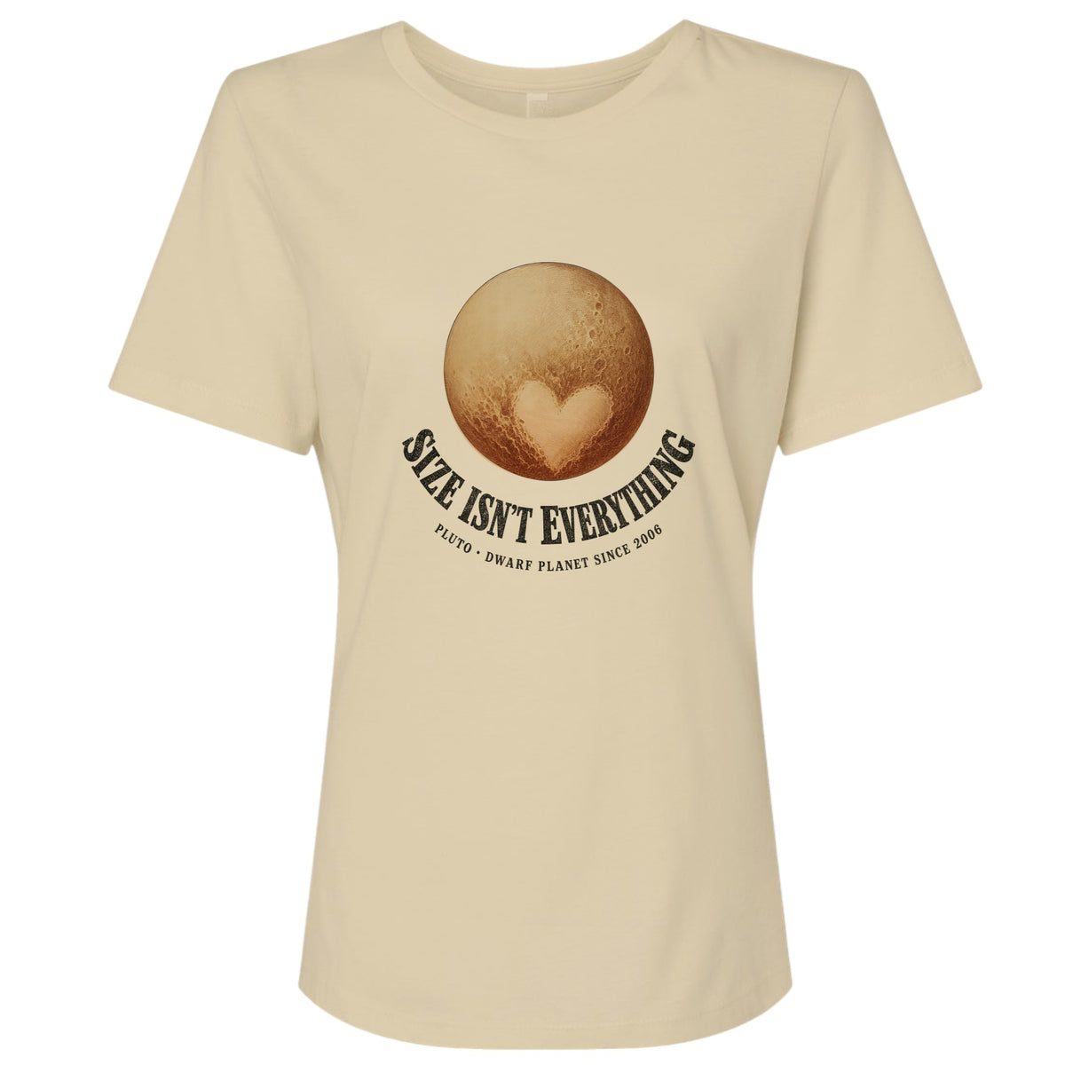 Pluto Size Isn't Everything Women's T-Shirt