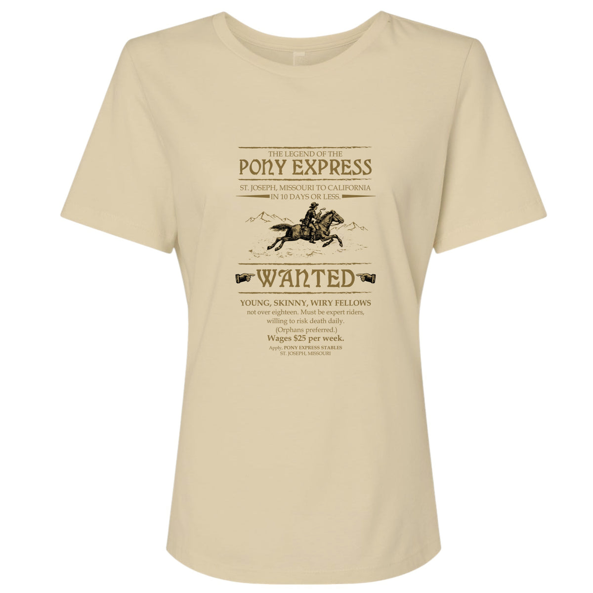Pony Express Poster Women's T-Shirt
