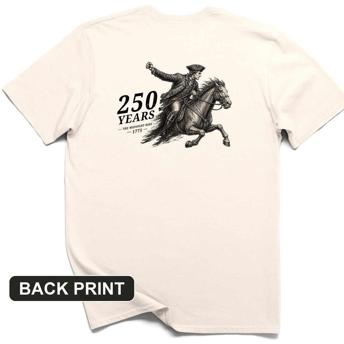 Revere 250 Back Print T-Shirt