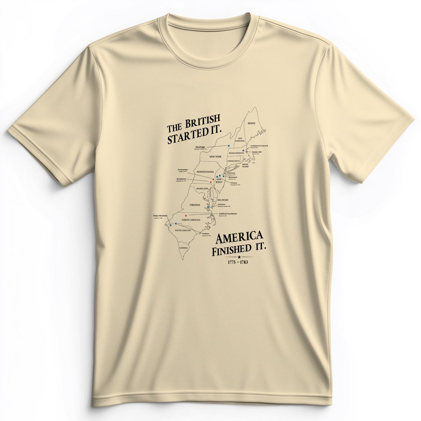 Revolutionary War Map Premium Tee