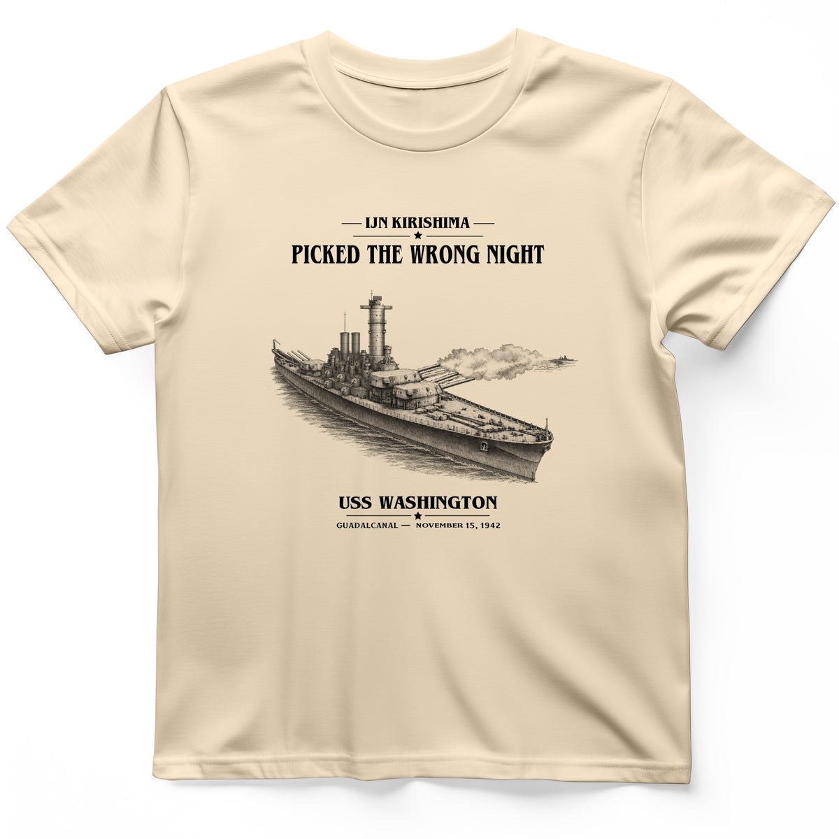 USS Washington at Guadalcanal T-Shirt