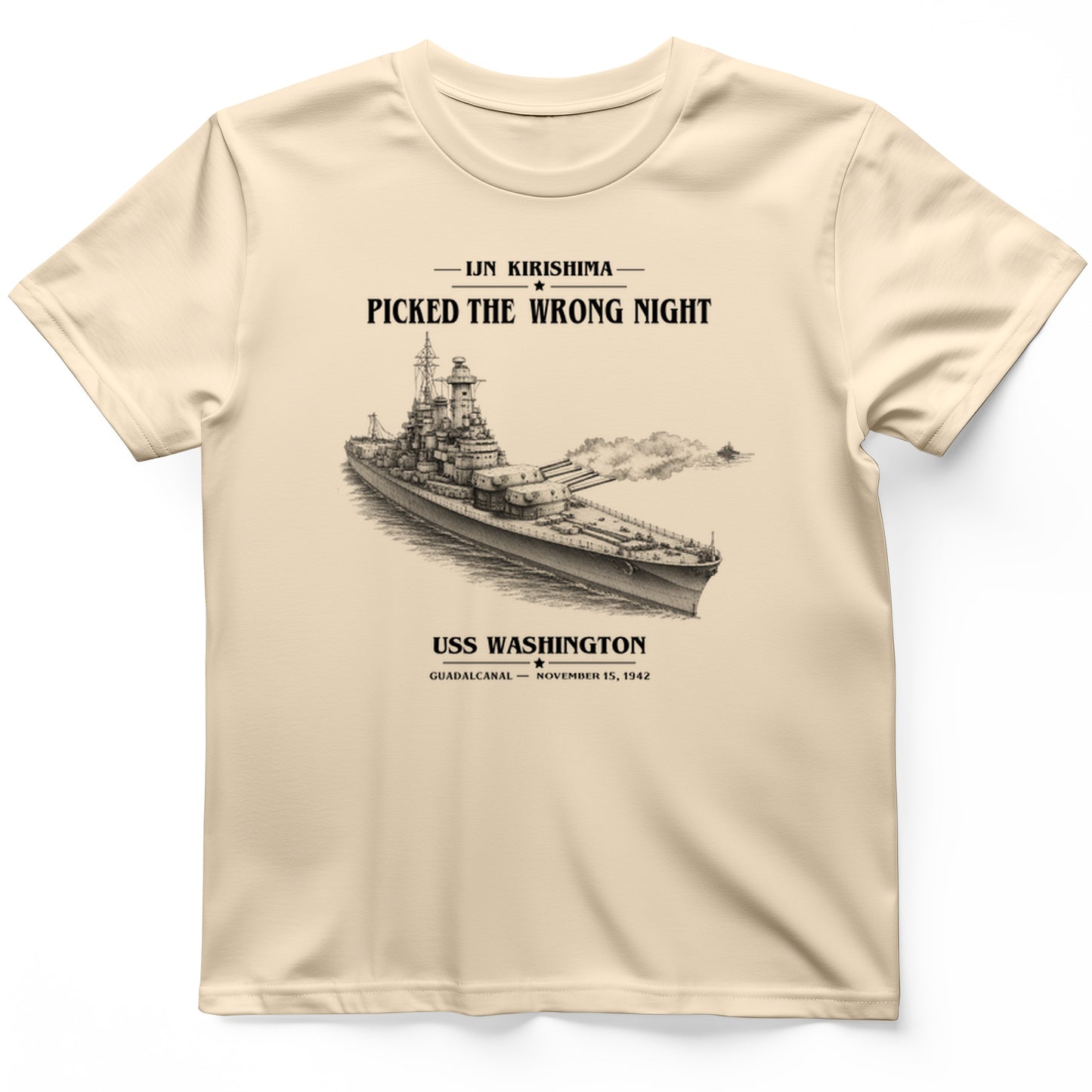 USS Washington at Guadalcanal T-Shirt