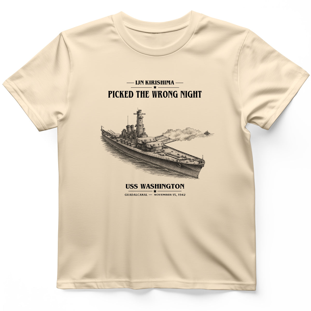 USS Washington at Guadalcanal T-Shirt