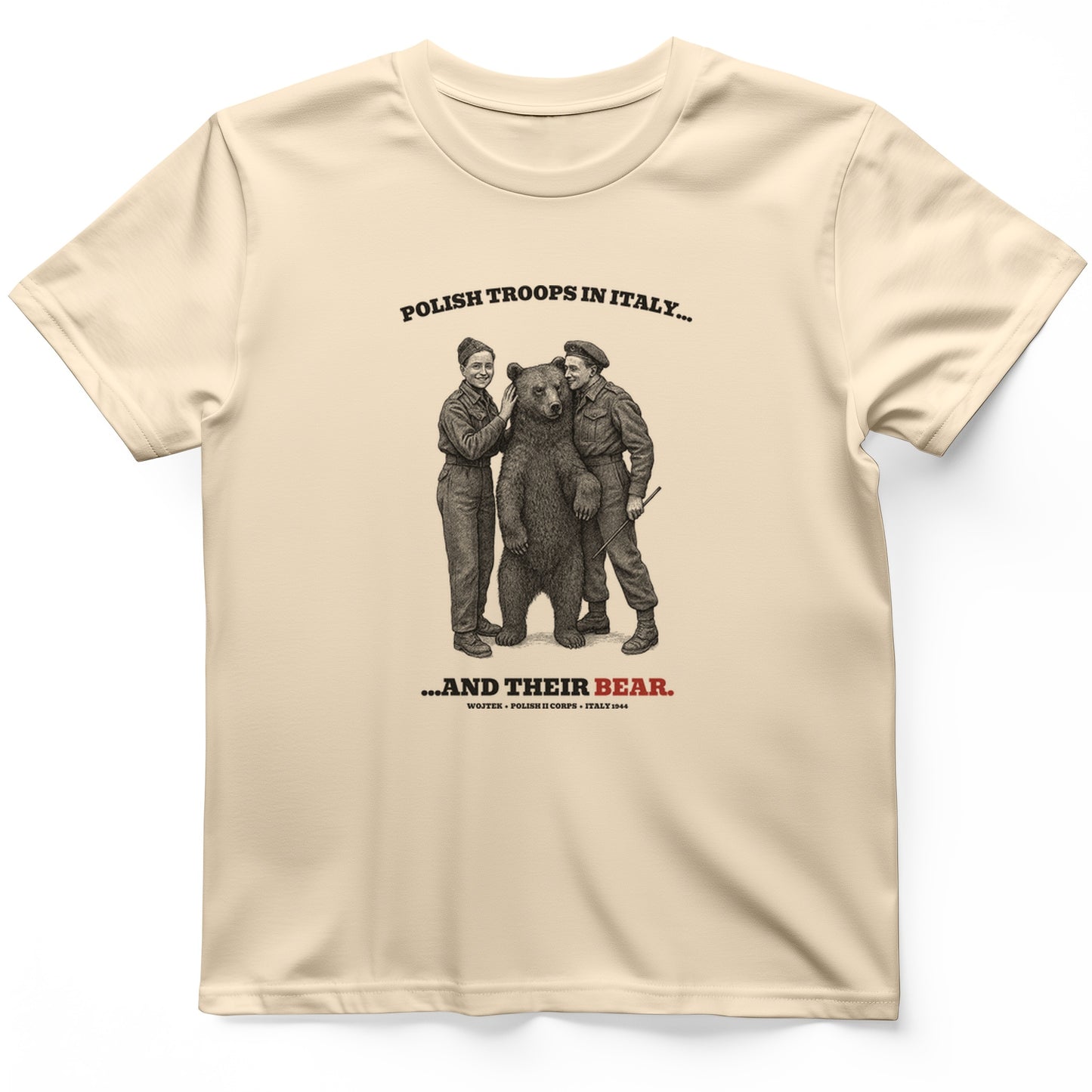 Wojtek Polish Troops Italy T-Shirt
