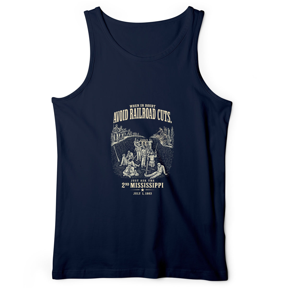 Avoid Railroad Cuts Tank Top