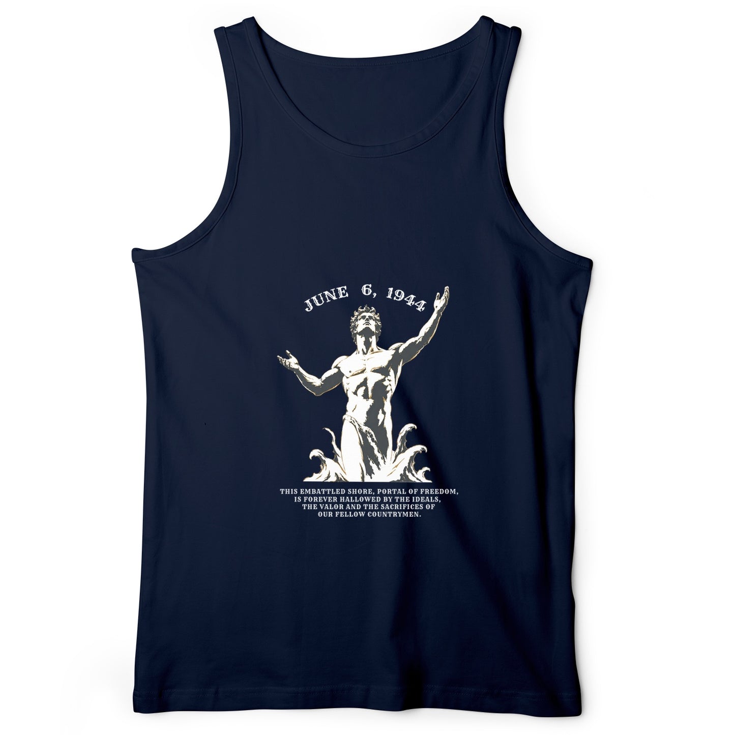 Dday Statue Tank Top