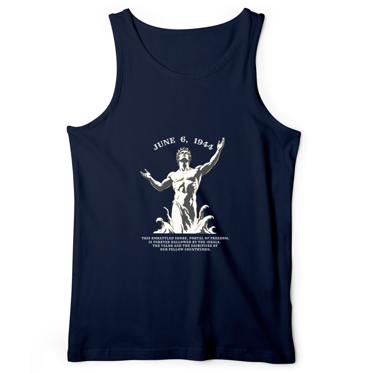 Dday Statue Tank Top