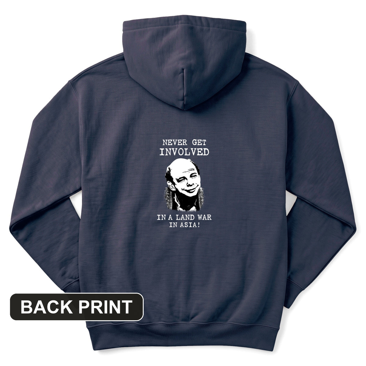 Land War In Asia Back Print Hoodie