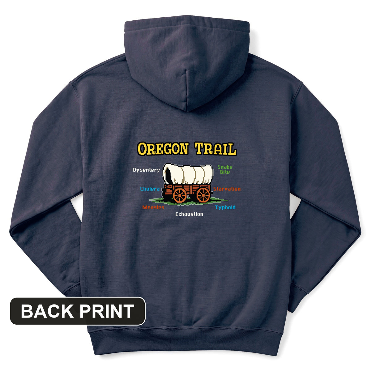 Oregon Trail Back Print Hoodie
