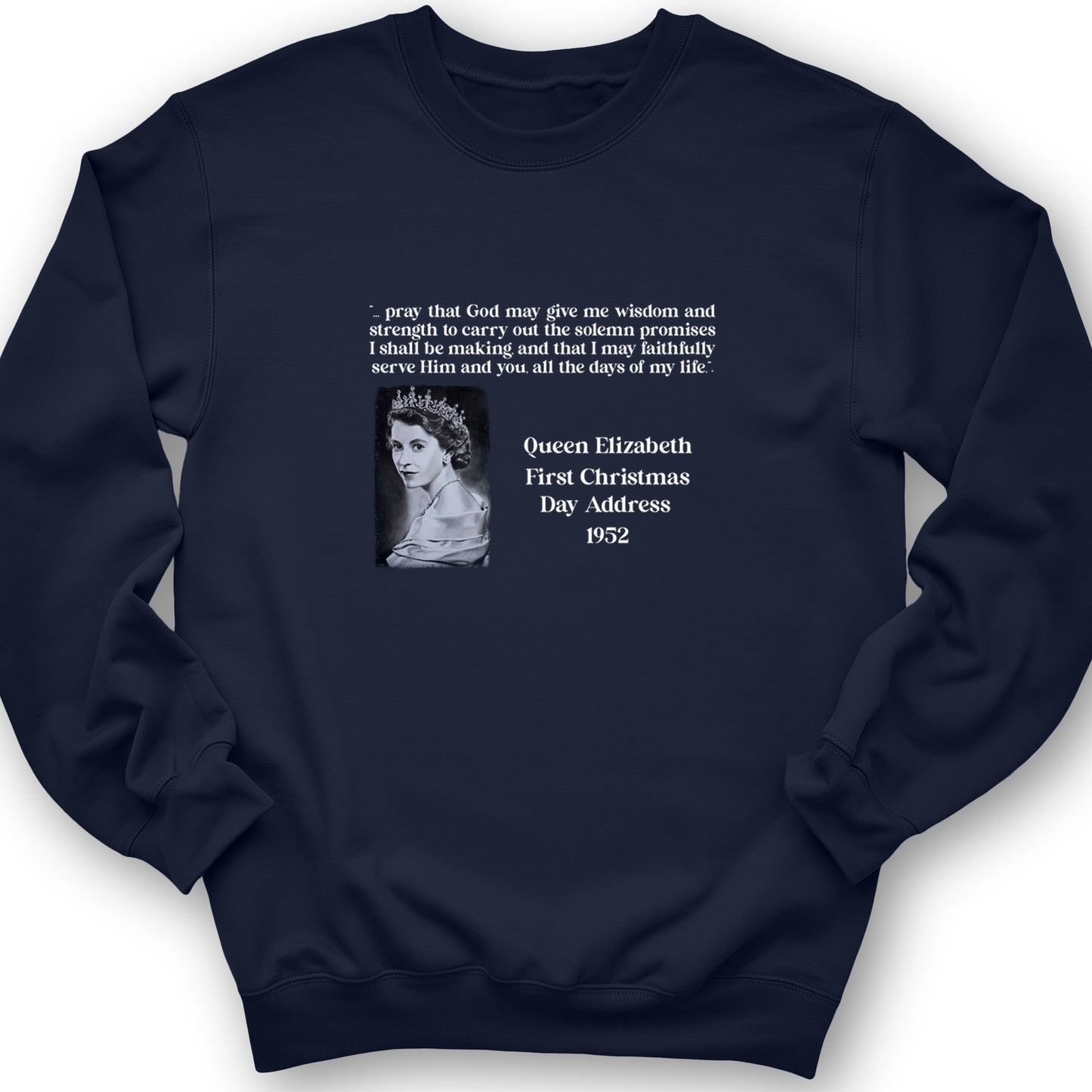 Queen Elizabeth II Xmas Address Crewneck