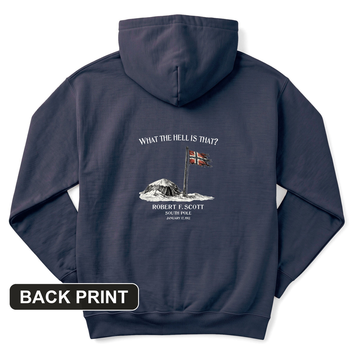 Robert Scott Back Print Hoodie