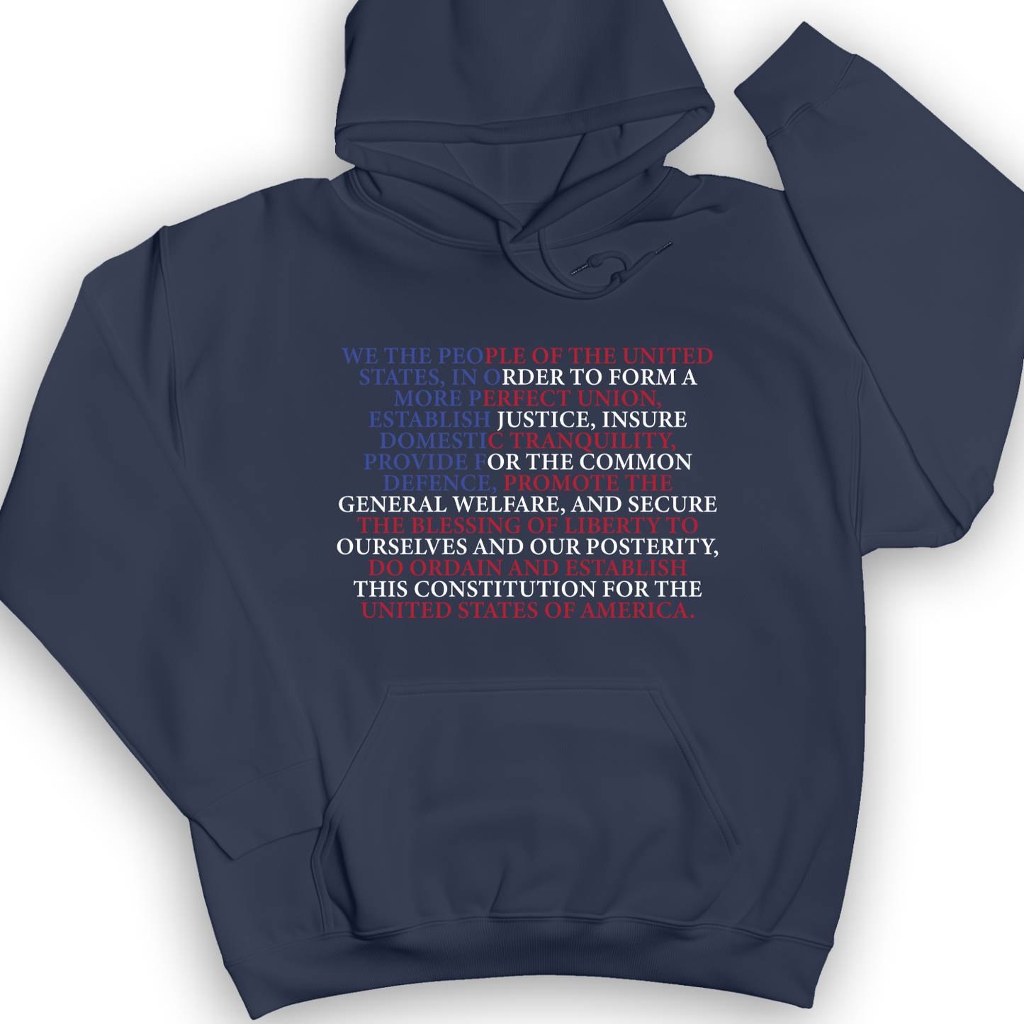 We The People Flag Hoodie