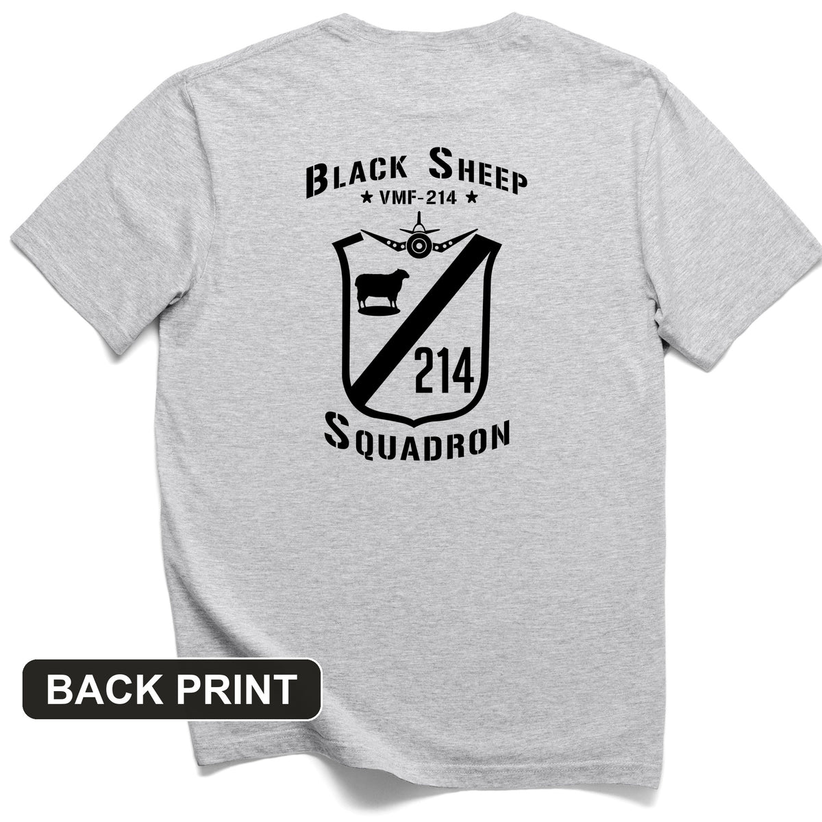 Black Sheep Back Print T-Shirt