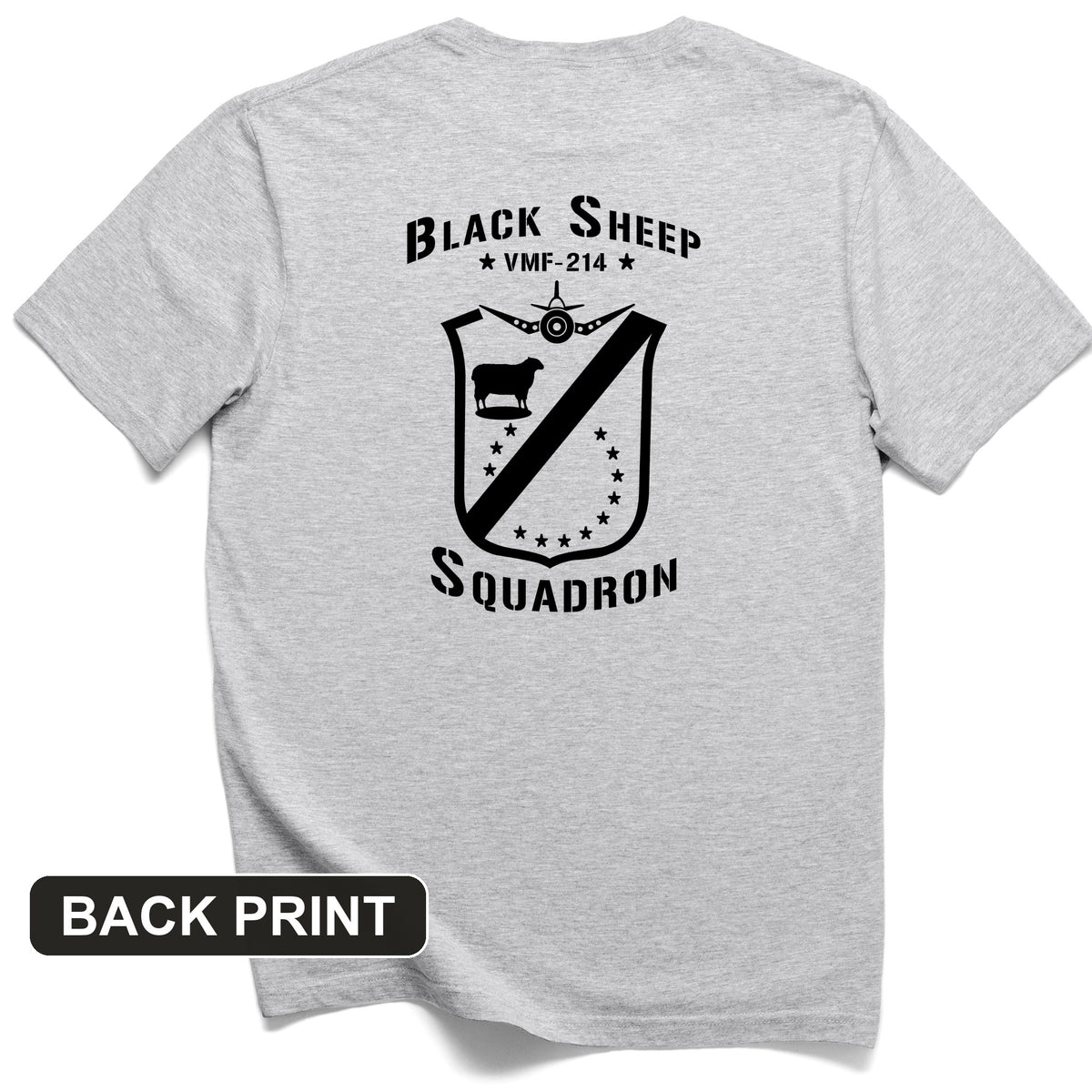 Black Sheep Back Print T-Shirt
