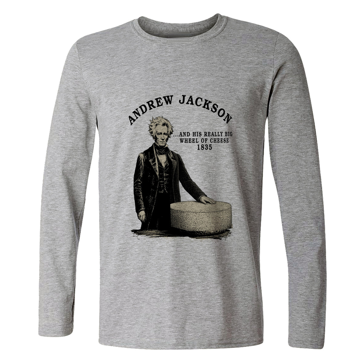 Cheese Wheel Long Sleeve T-Shirt