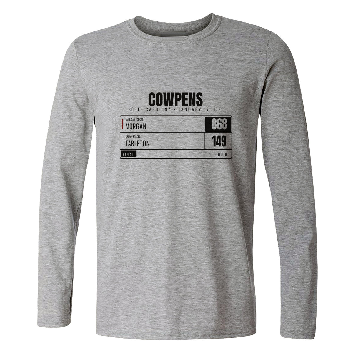 Cowpens Scoreboard Long Sleeve T-Shirt