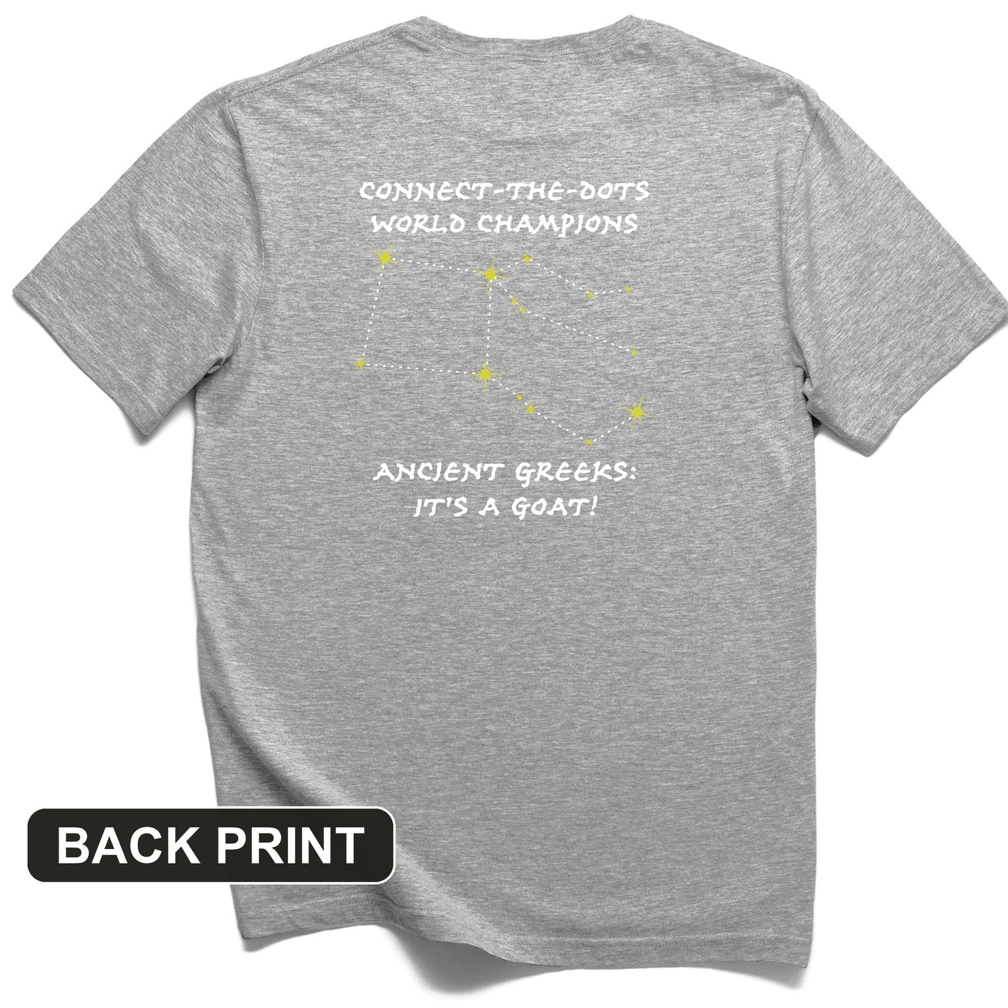 Connect The Dots Back Print T-Shirt