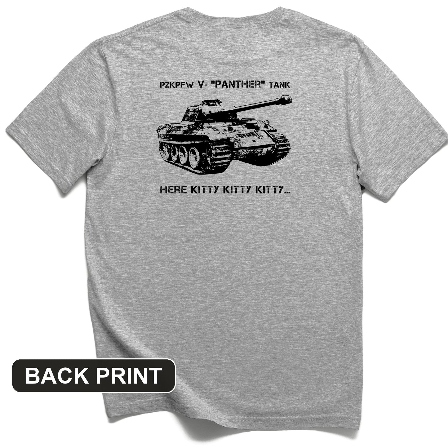 Panther Back Print T-Shirt