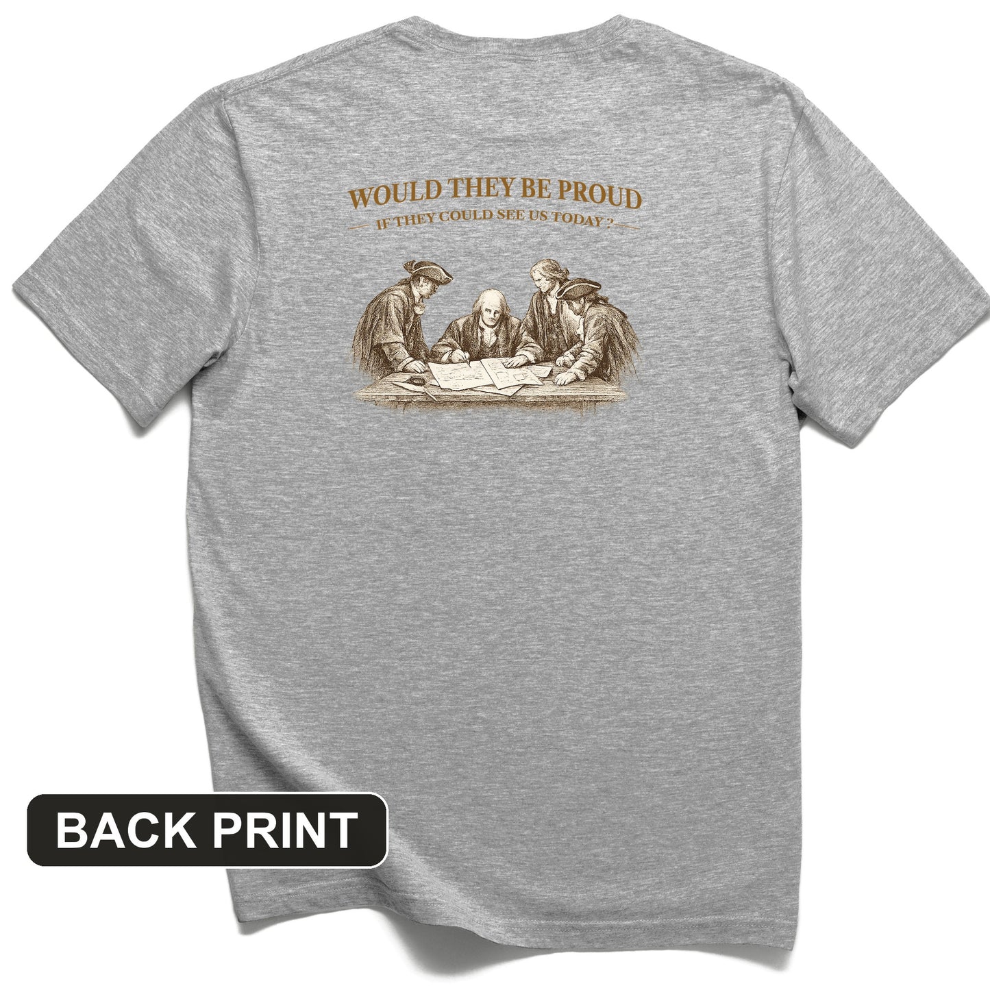 Proud of Us Back Print T-Shirt