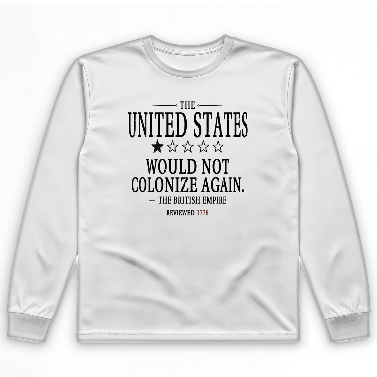 1 Star US Long Sleeve T-Shirt